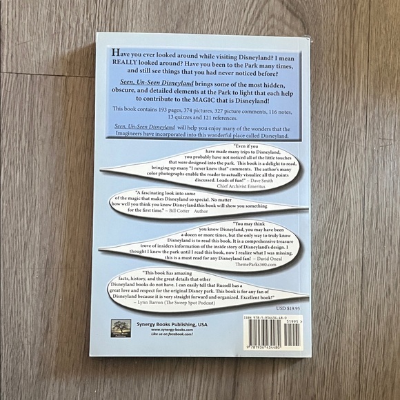 Seen, Un-Seen Disneyland Book - Picture 2 of 4